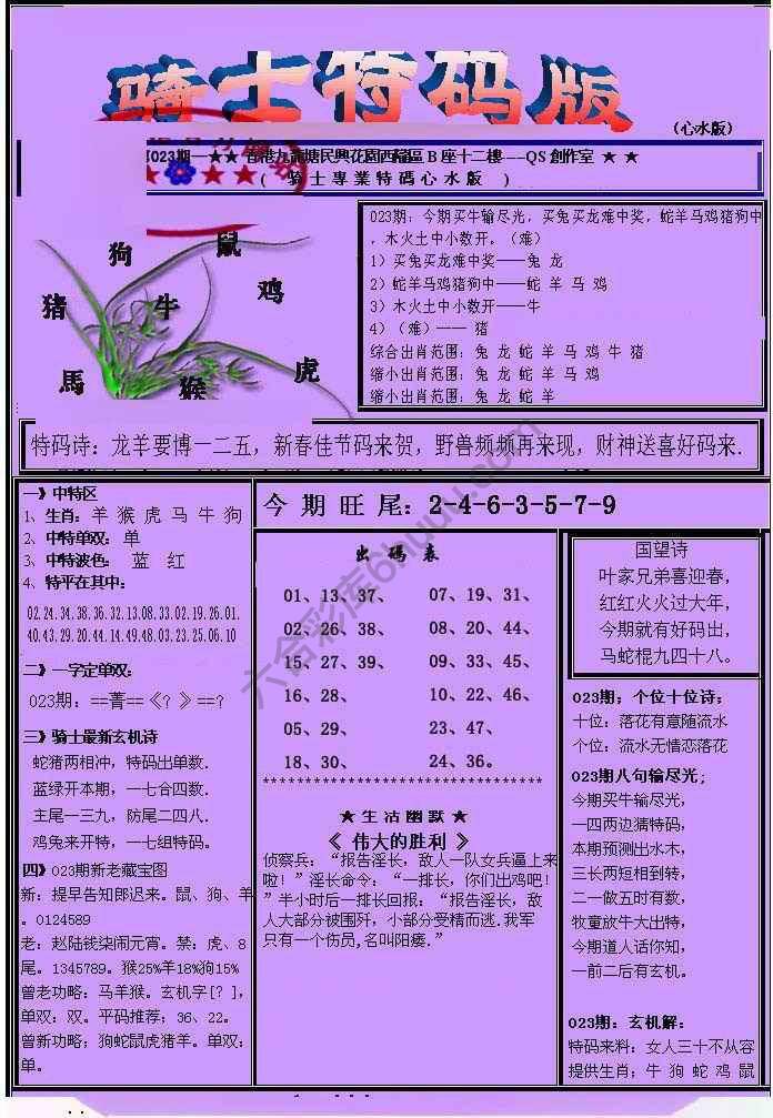 另类骑士特码版