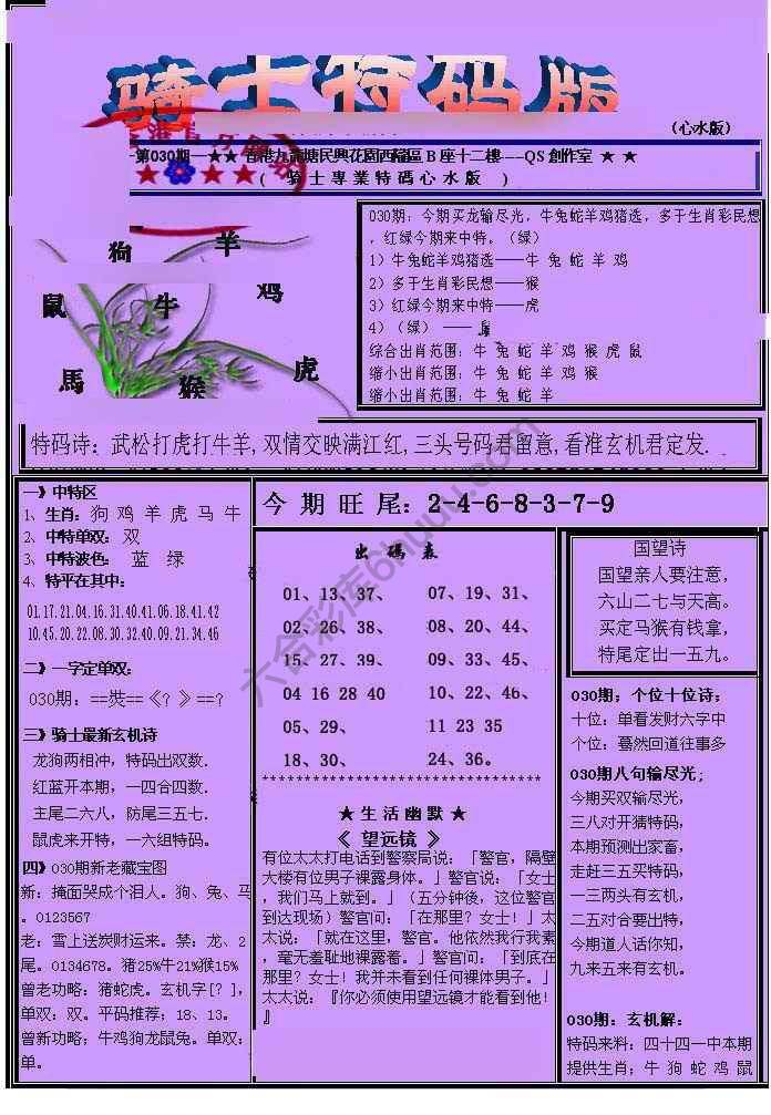 另类骑士特码版