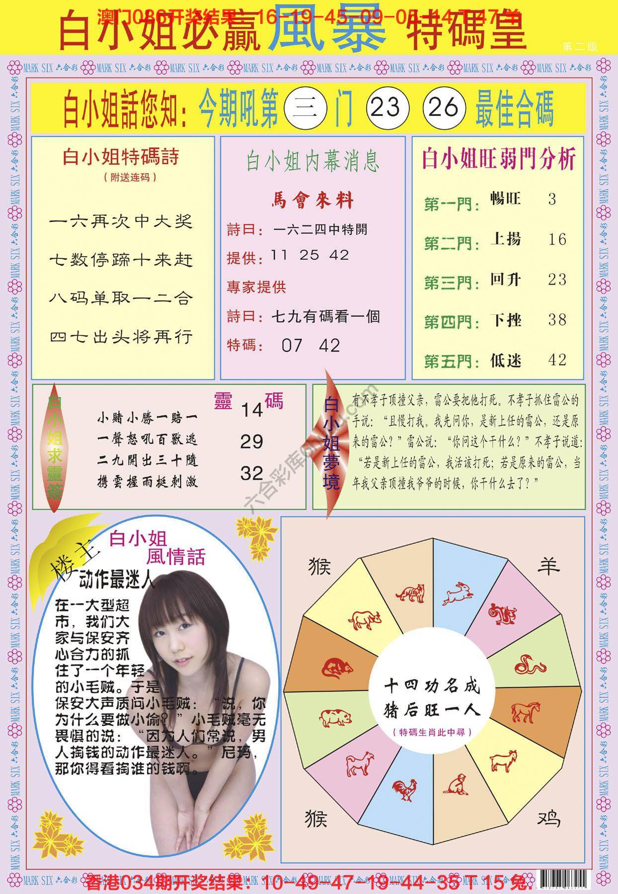 白小姐必赢特码皇