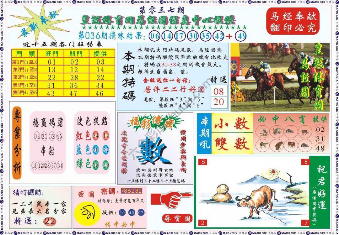 马经图记录