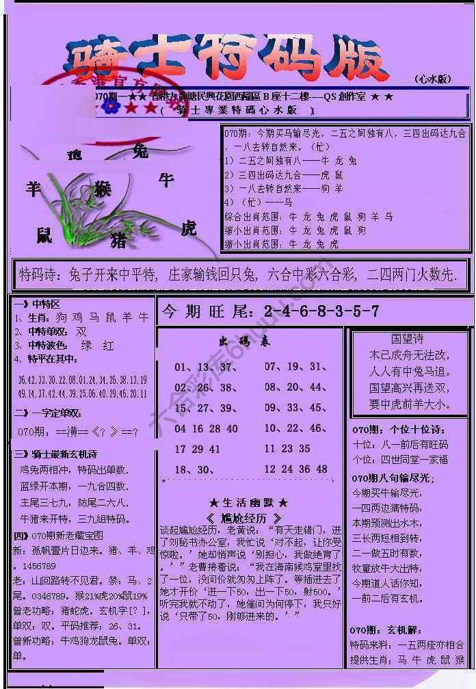 另类骑士特码版