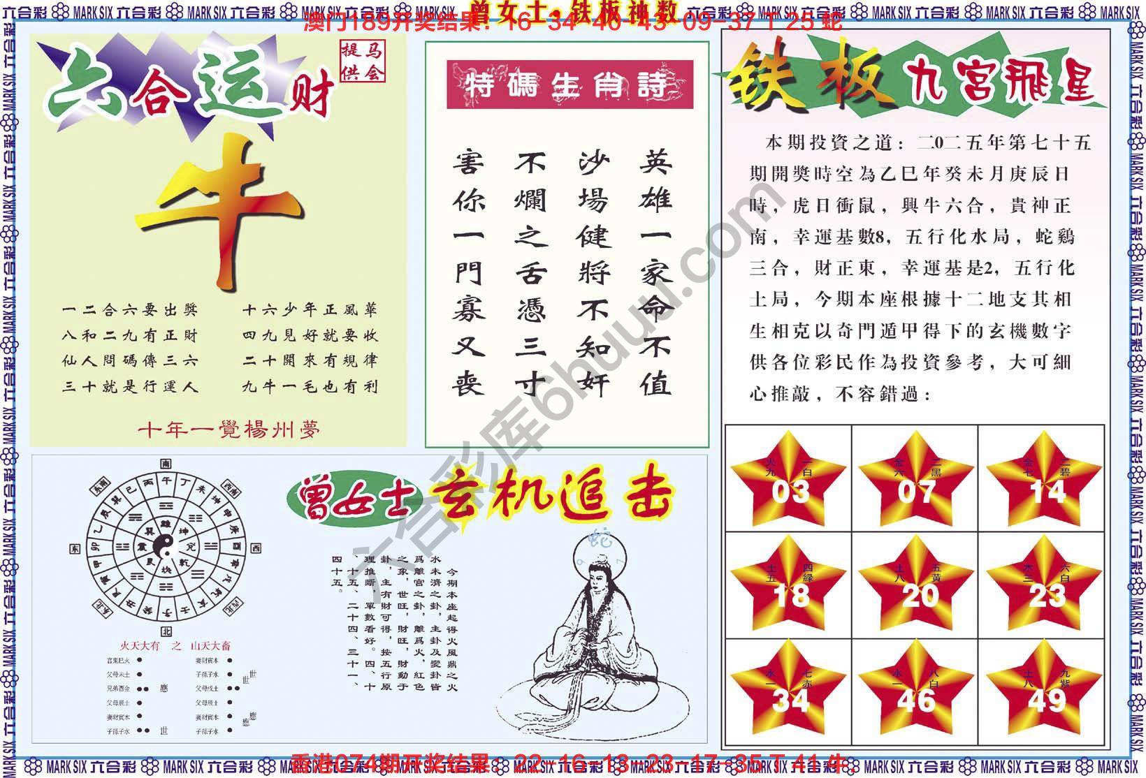 曾女士铁板神数