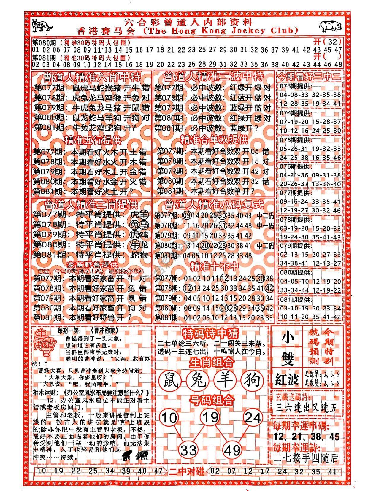 曾道人内部资料