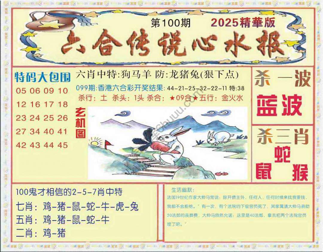 六合传说心水报