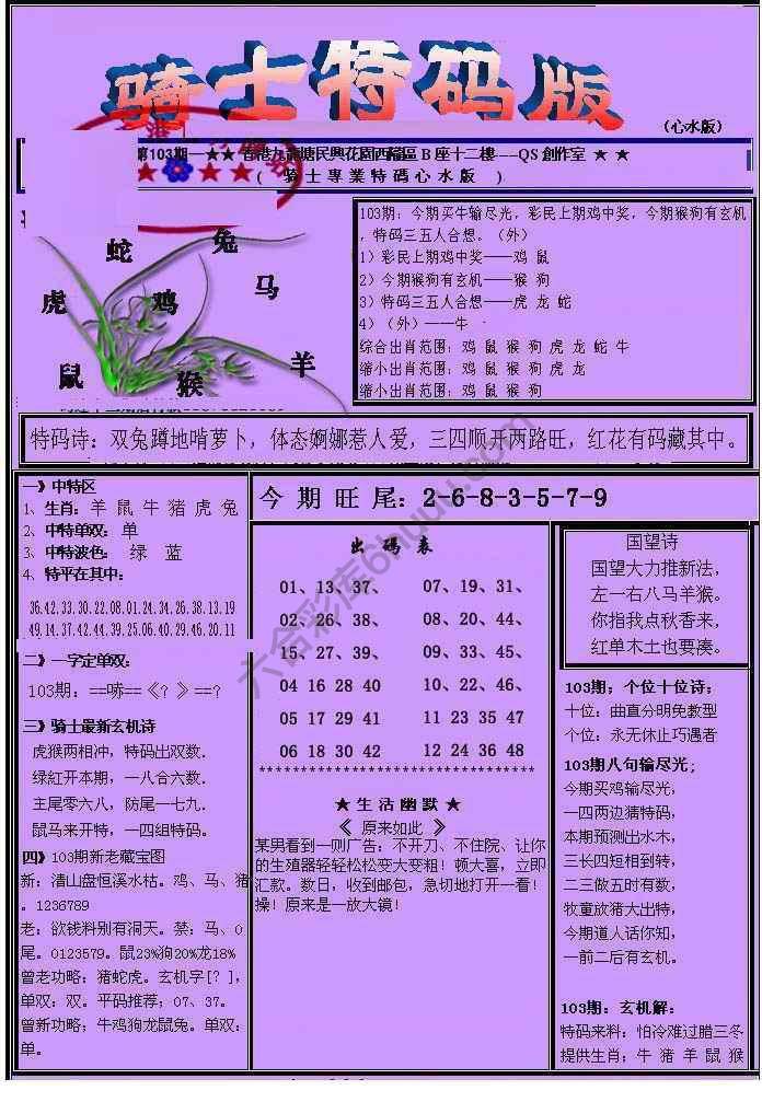 另类骑士特码版