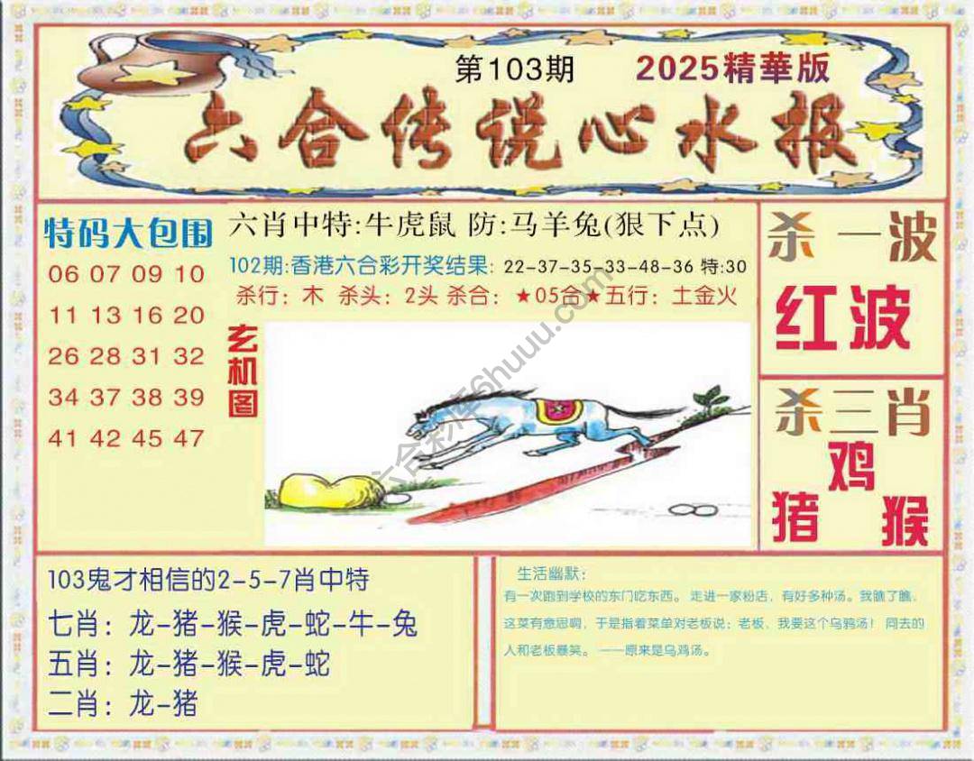 六合传说心水报