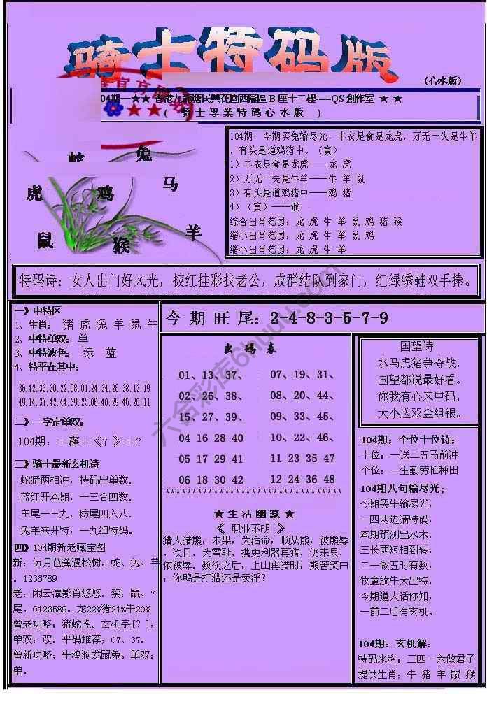 另类骑士特码版