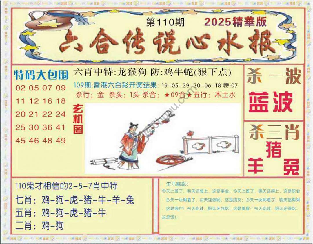 六合传说心水报