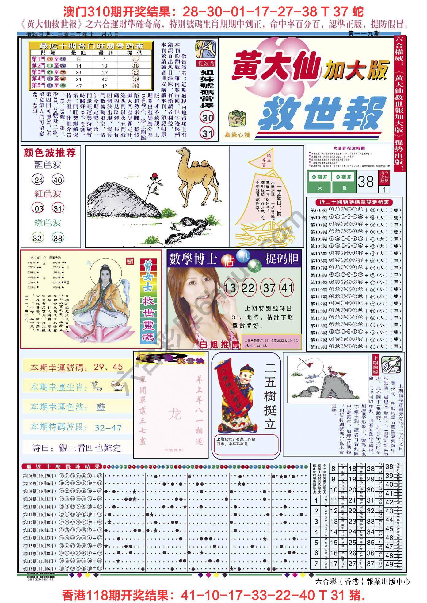 黄大仙救世报（加大版）