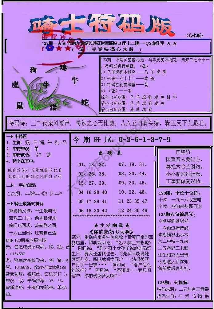 另类骑士特码版