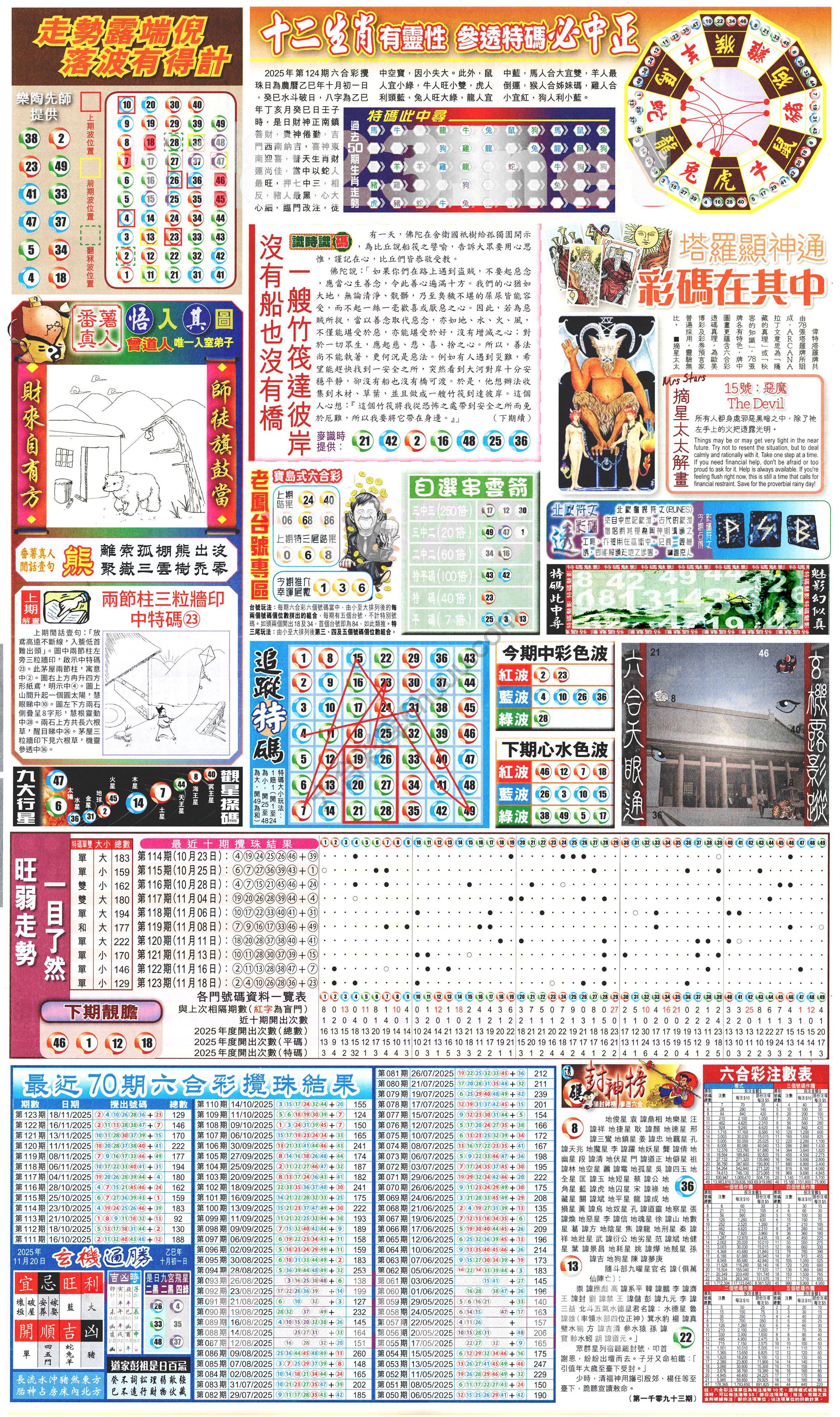 新报六合彩玄机