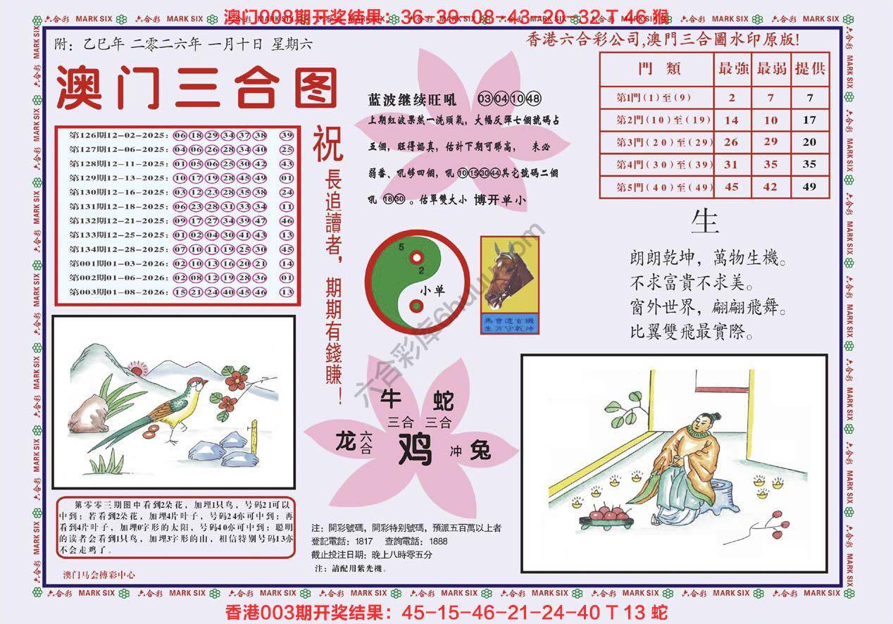 澳门三合图