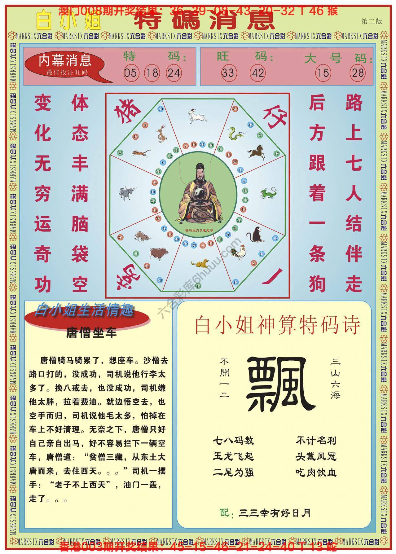 白小姐特码消息