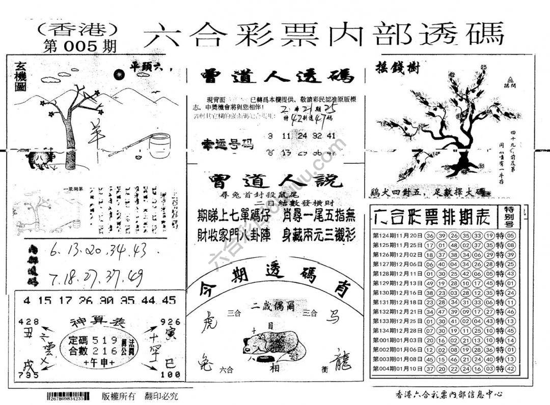 六合内部透码
