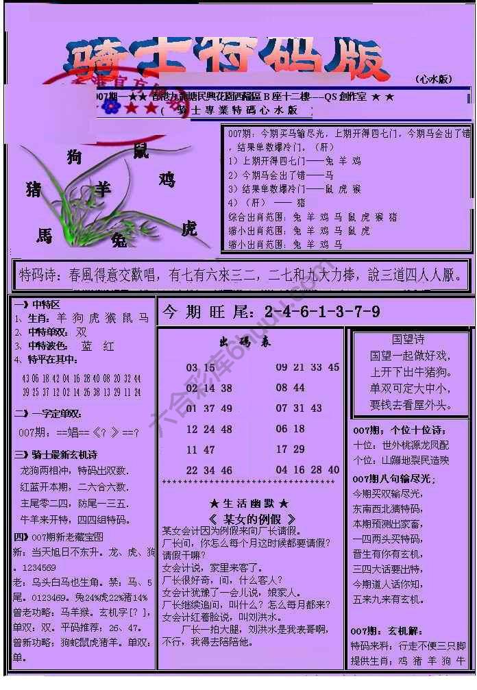 另类骑士特码版