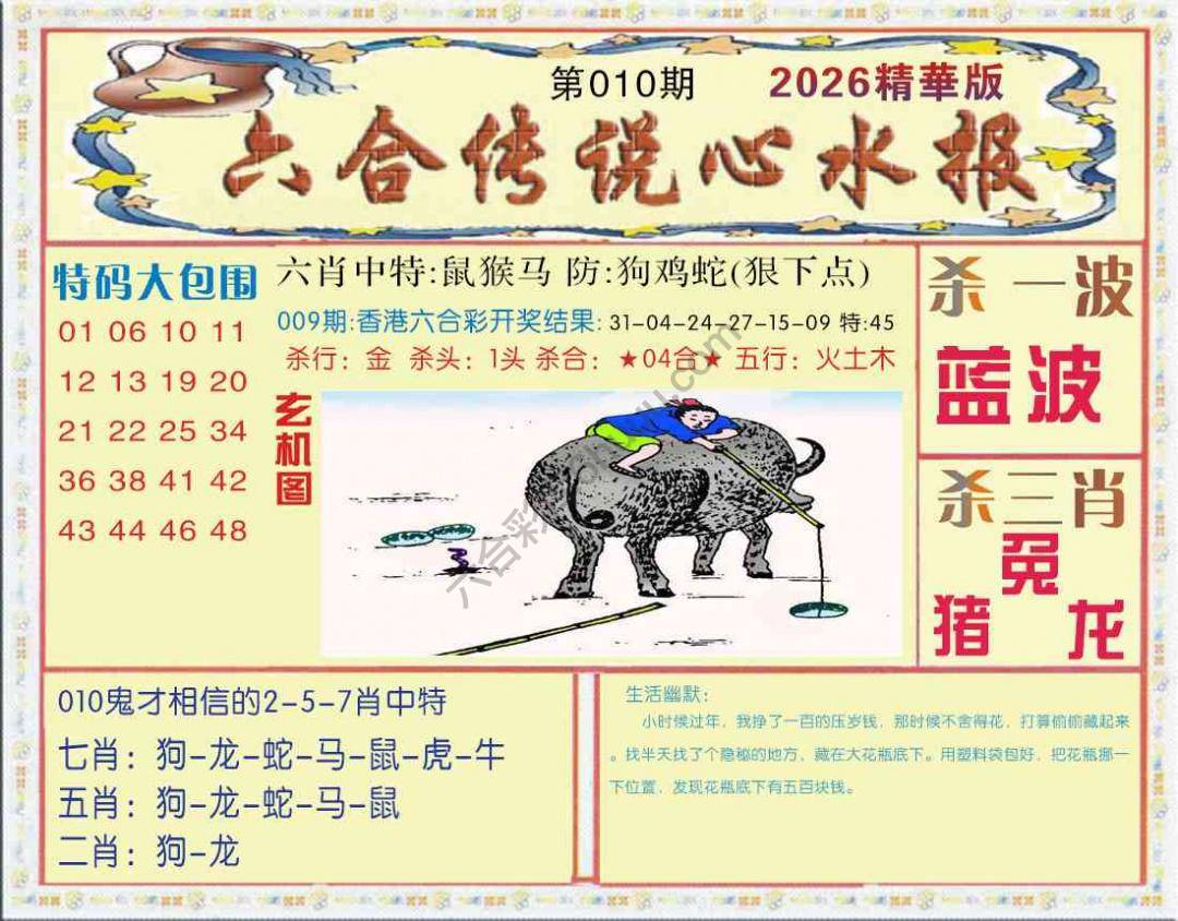 六合传说心水报