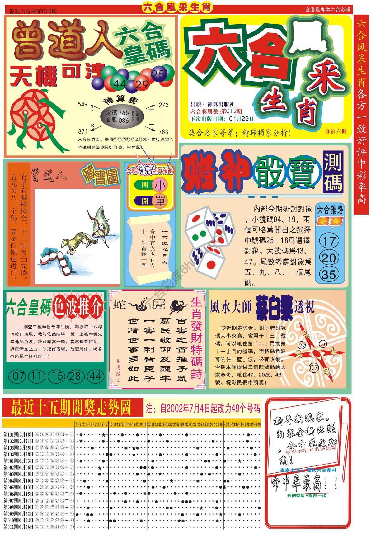 六合风采生肖