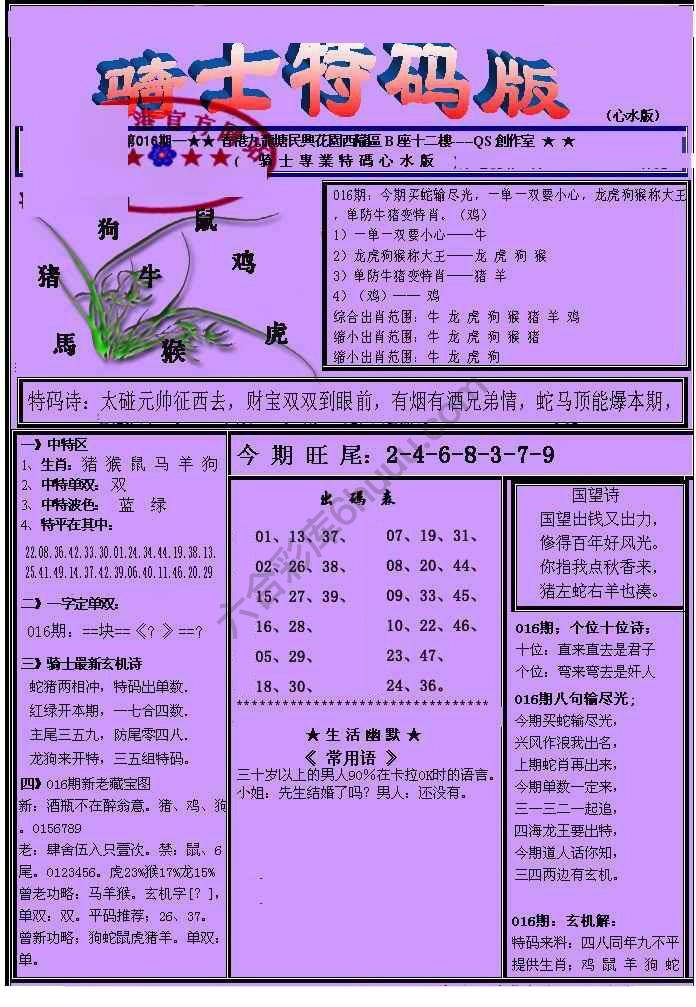 另类骑士特码版