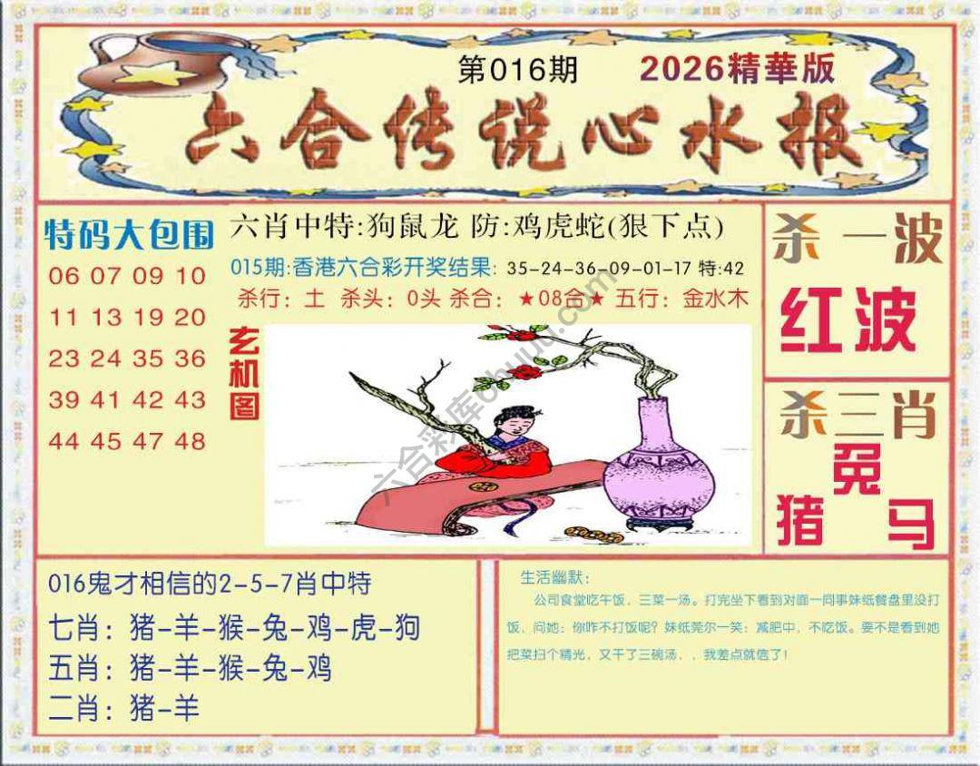 六合传说心水报