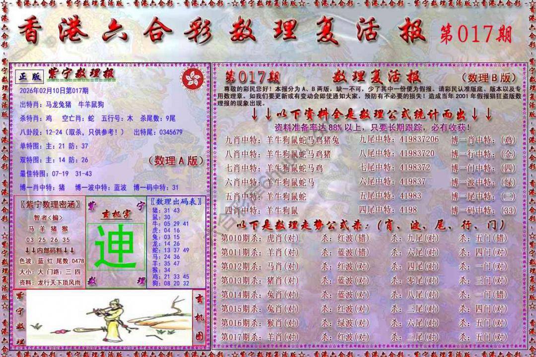 数理复活报