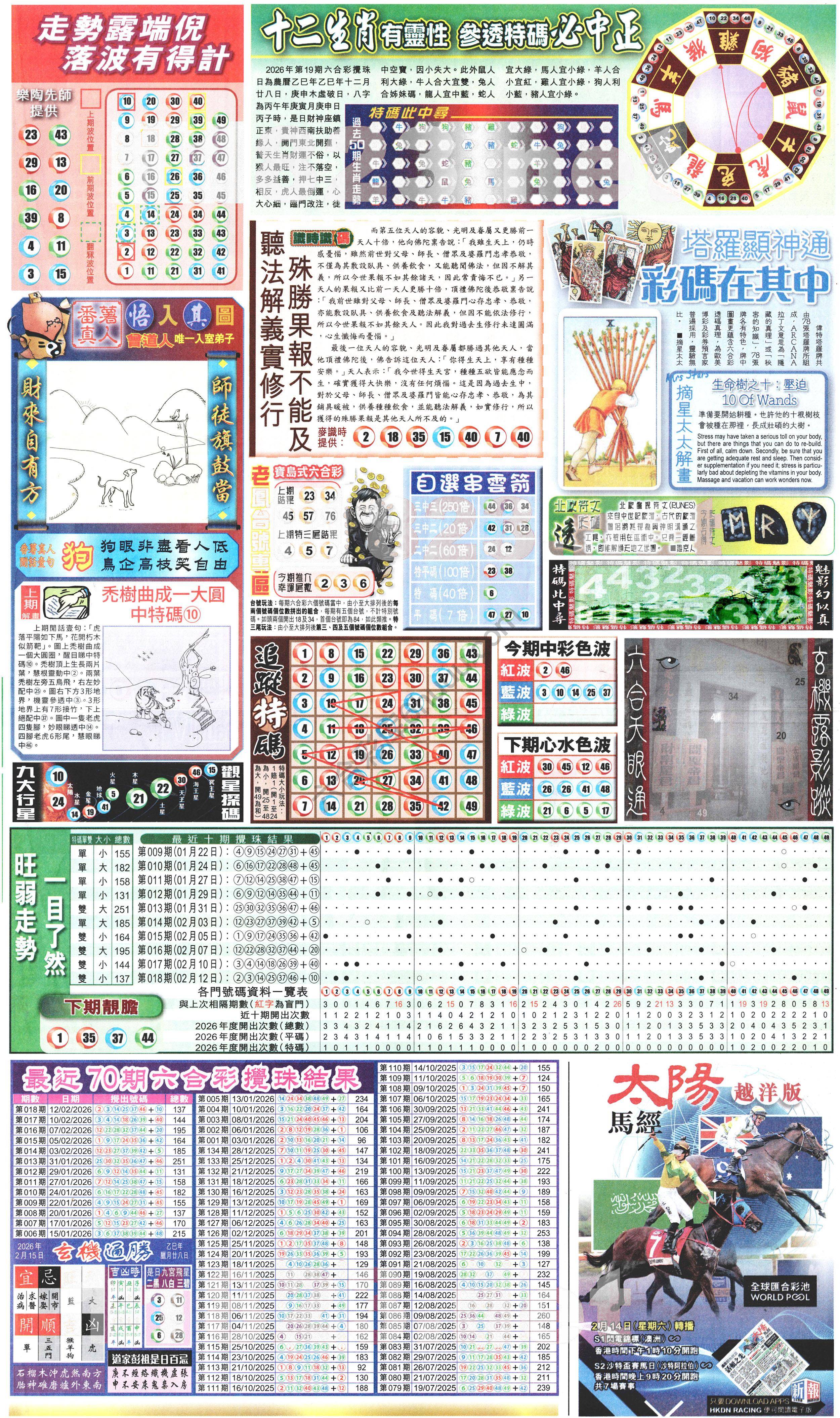 新报六合彩玄机