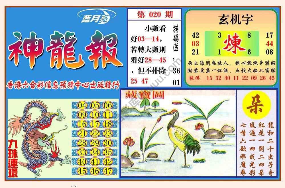 蓝月亮神龙报