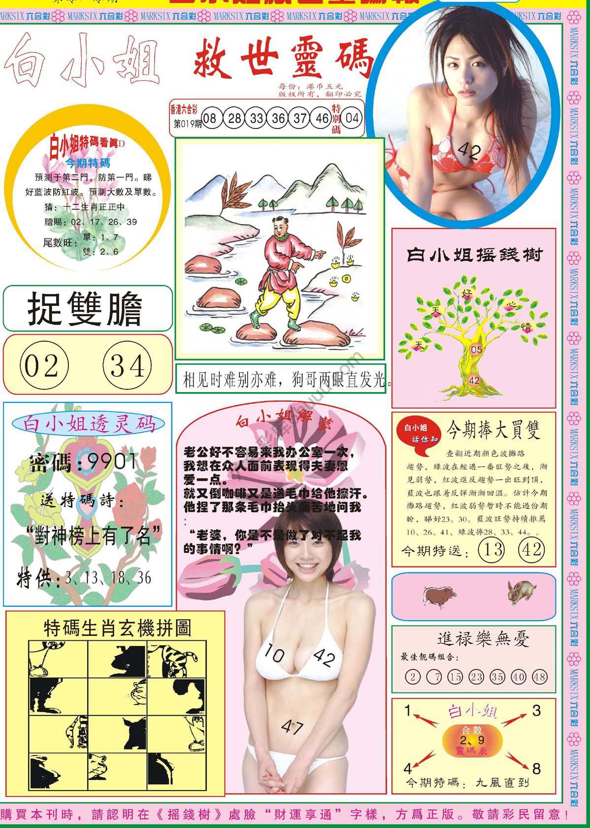 白小姐救世灵码报