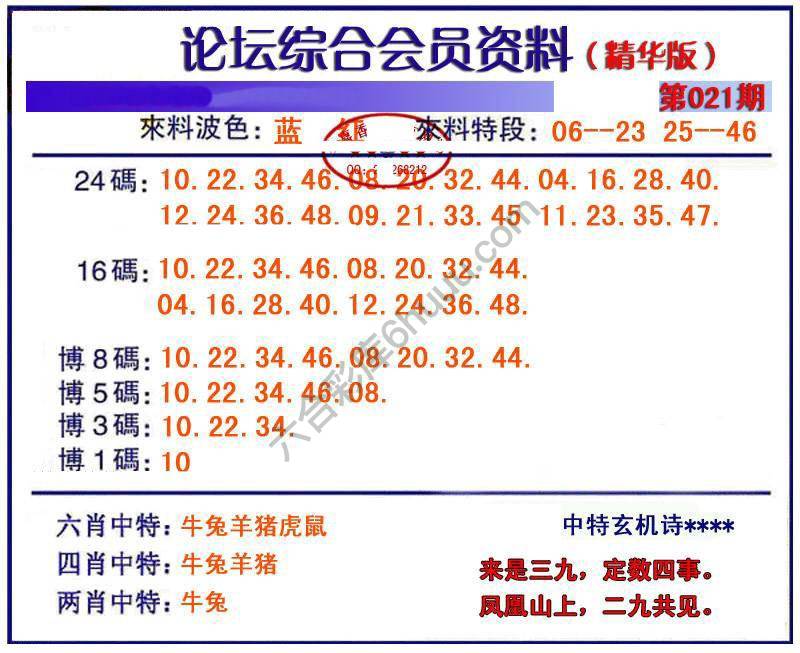 综合会员资料