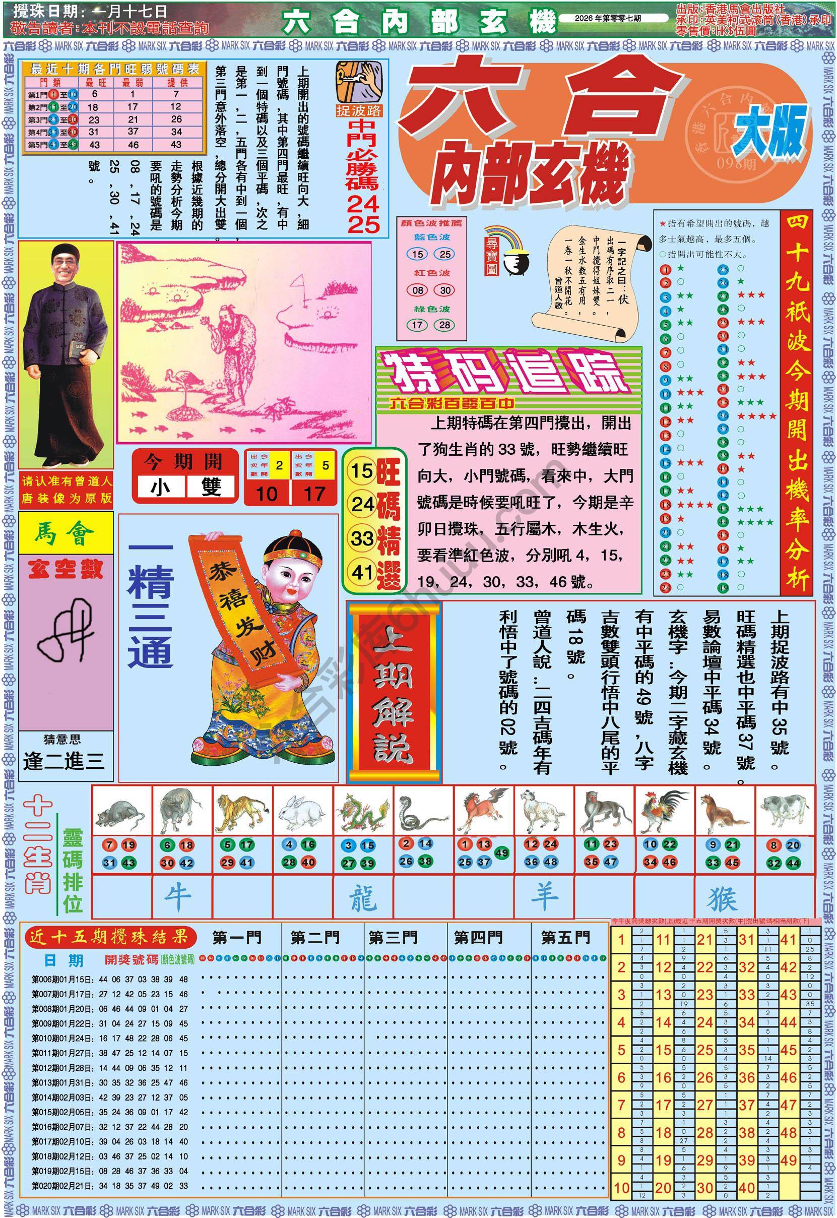 六合内部玄机