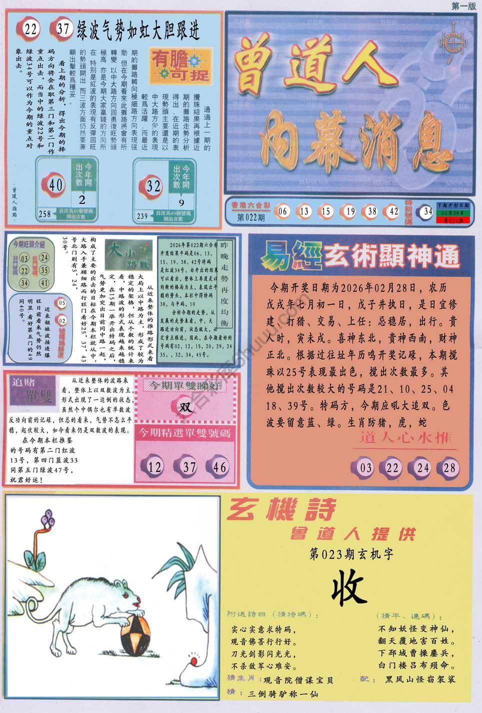 曾道人内幕消息