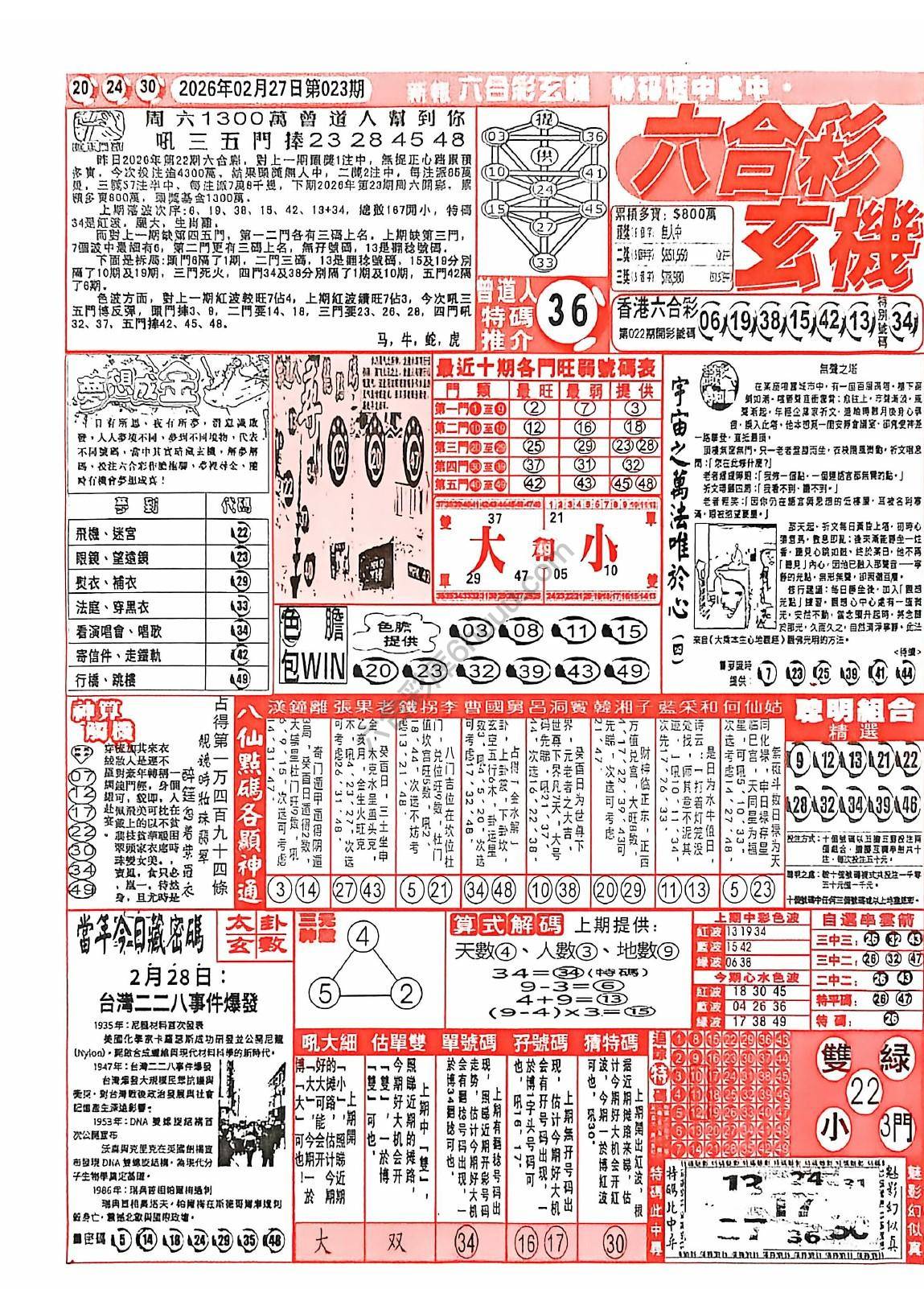 六合彩玄机