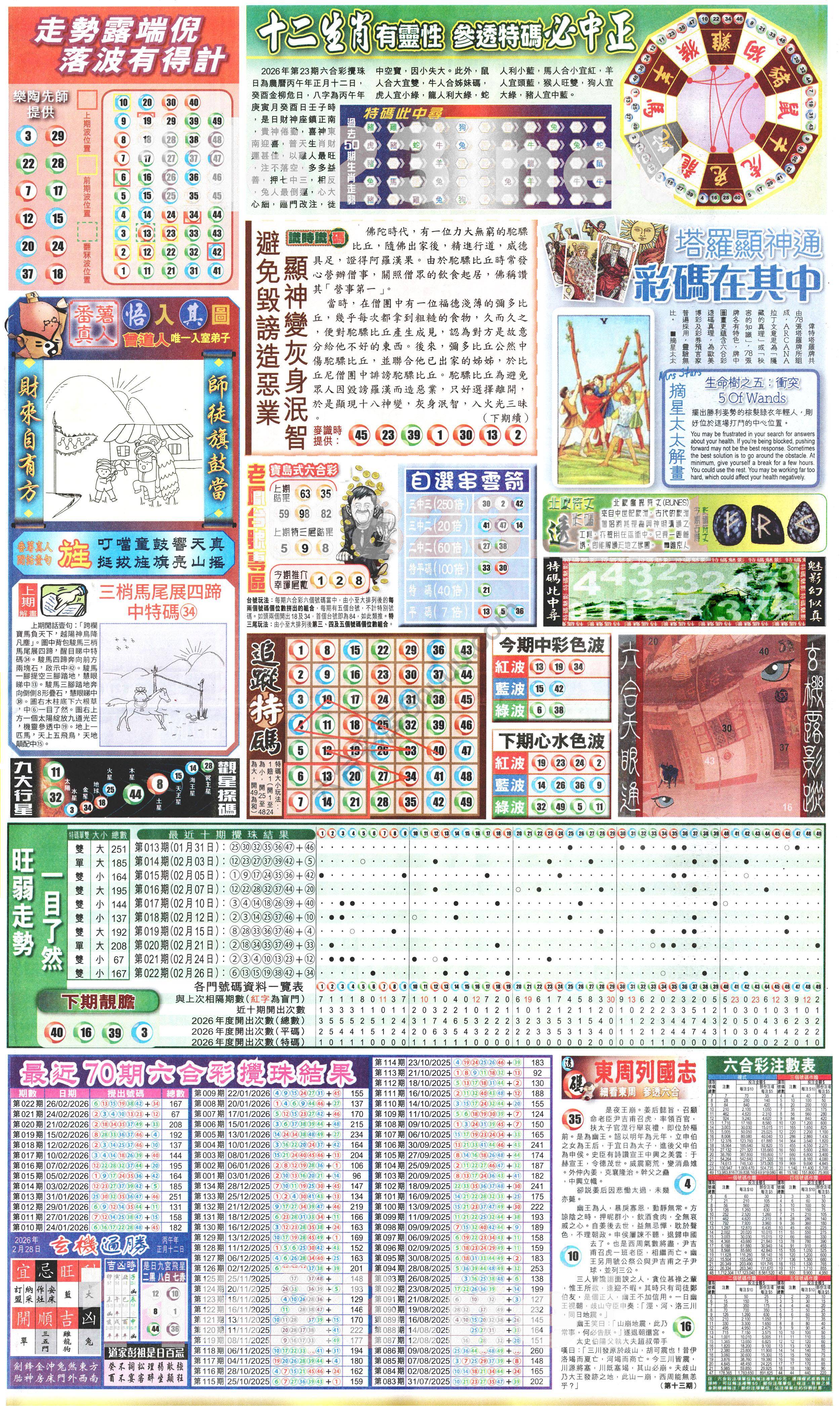 新报六合彩玄机