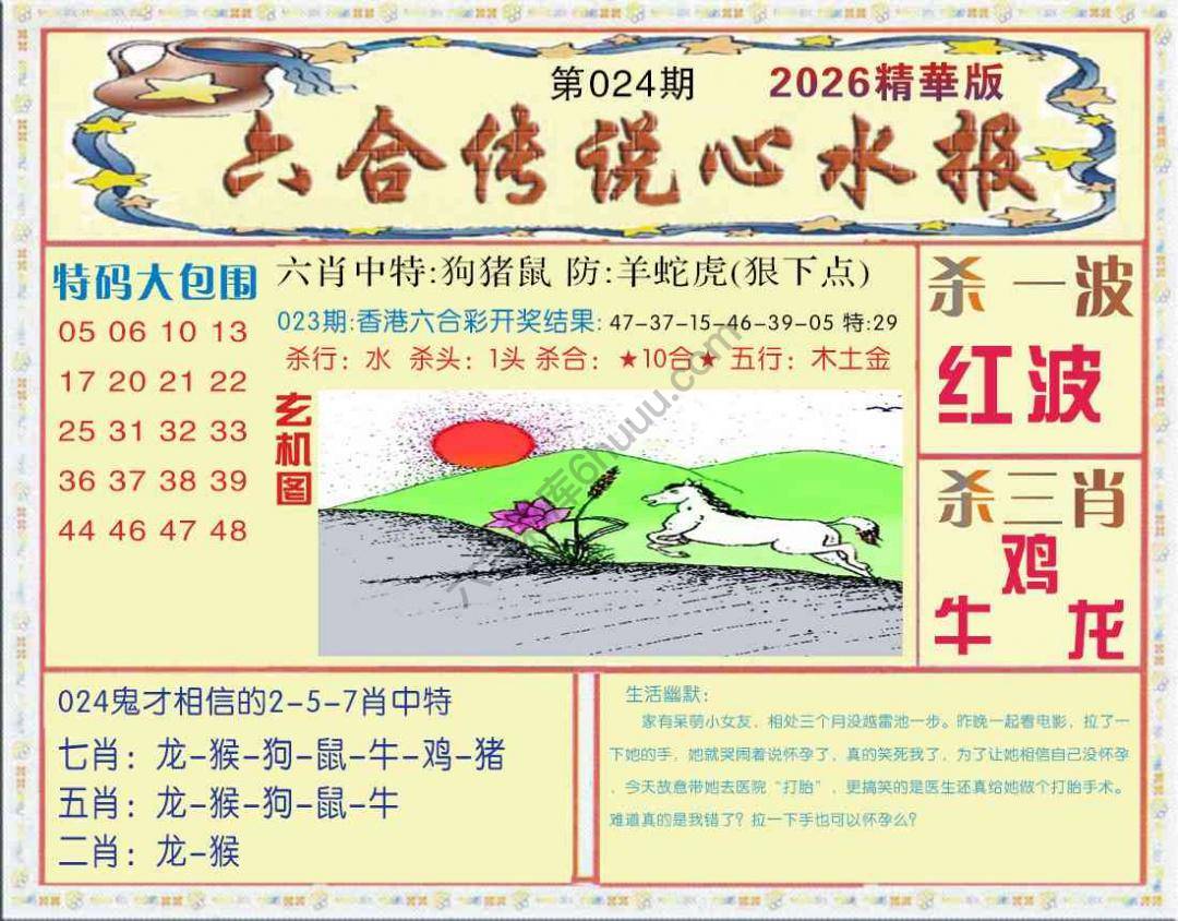 六合传说心水报