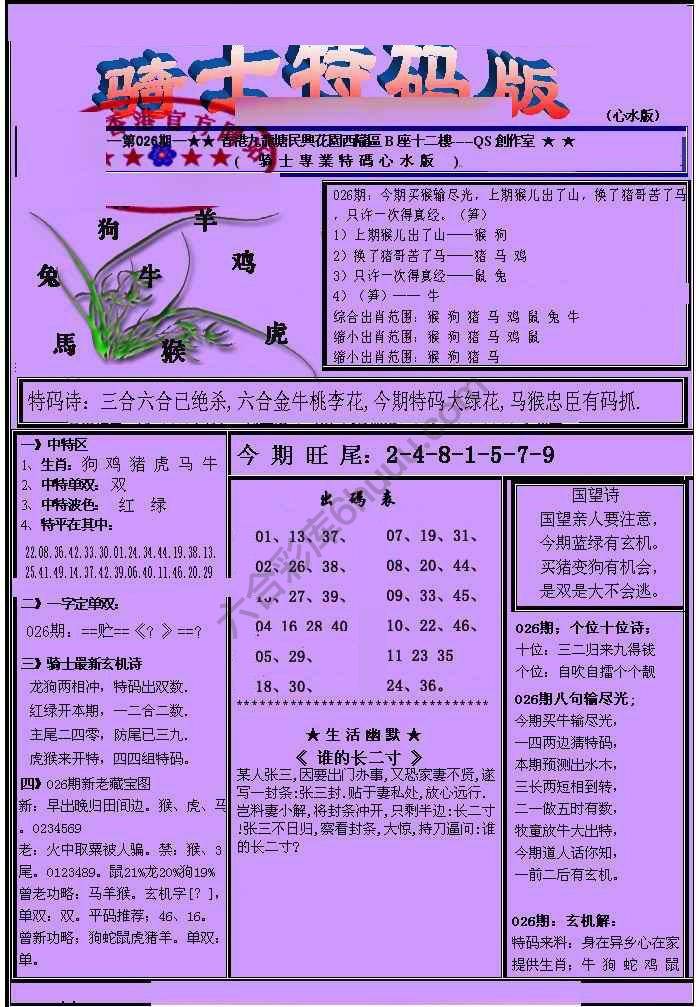 另类骑士特码版