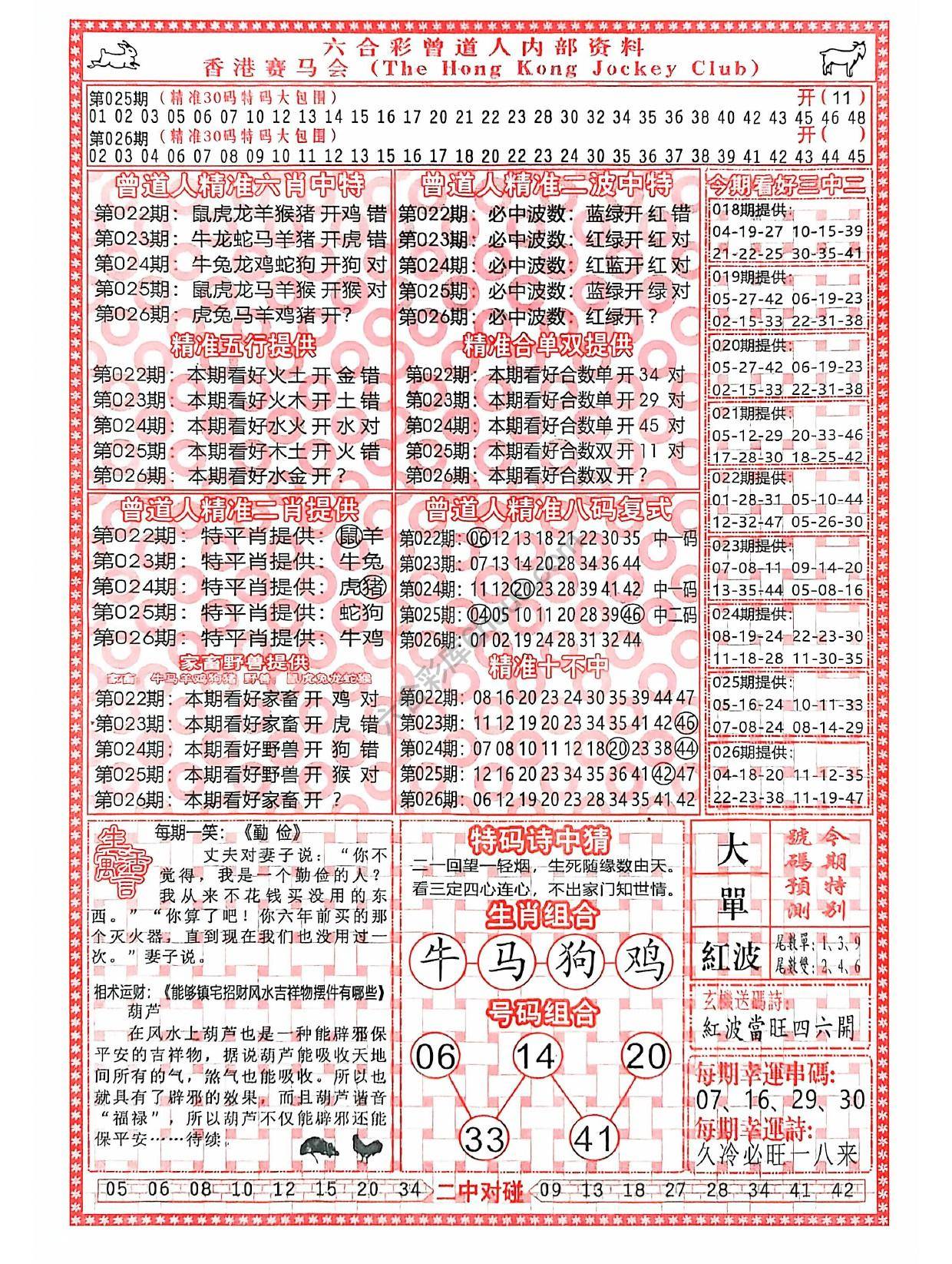 曾道人内部资料