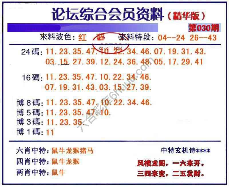 综合会员资料