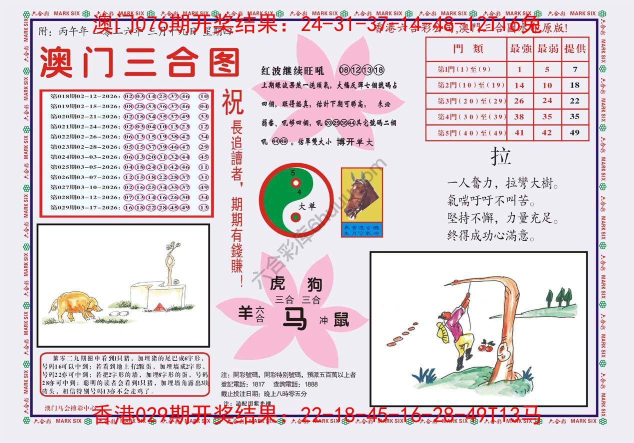 澳门三合图