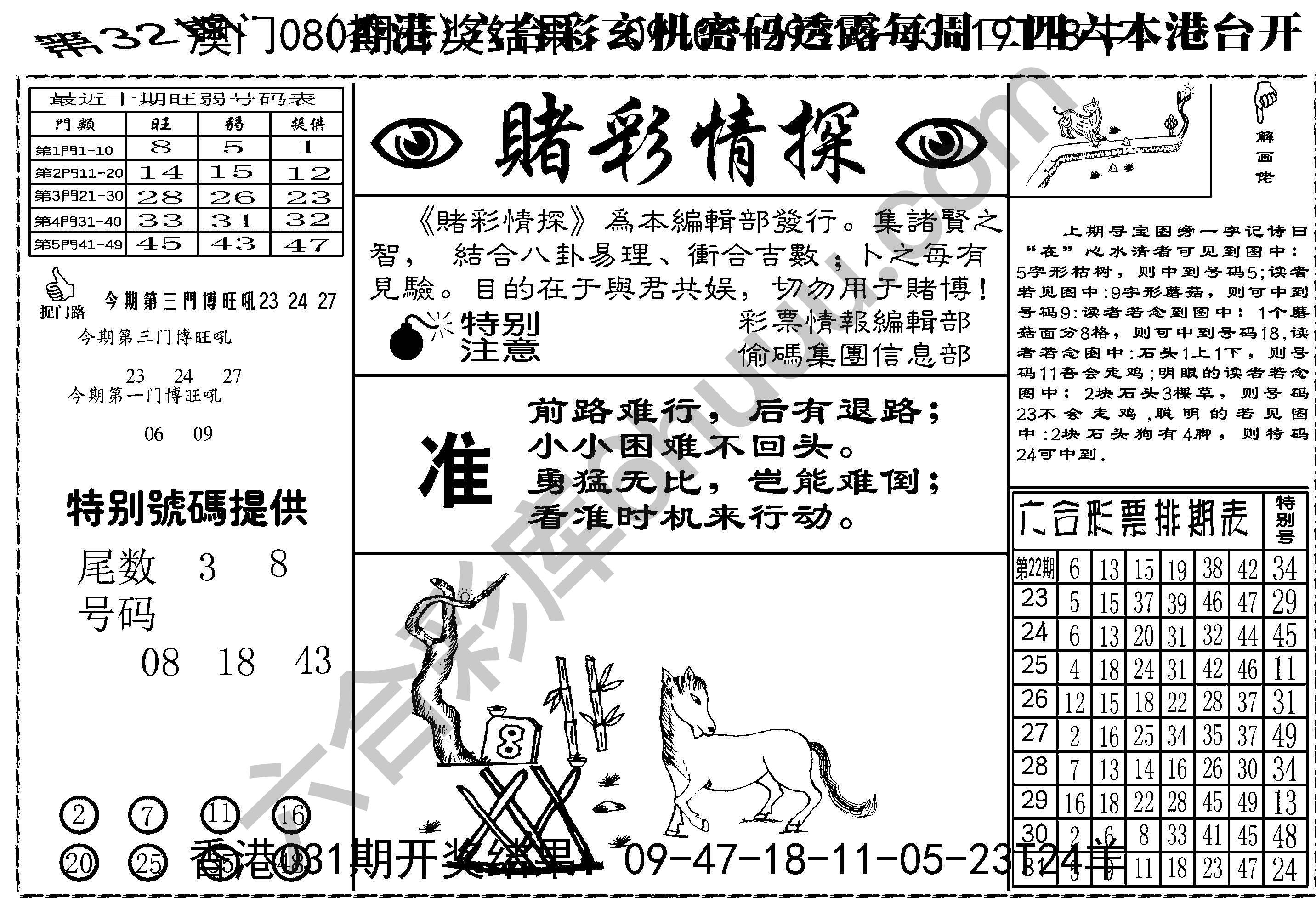 赌彩情探