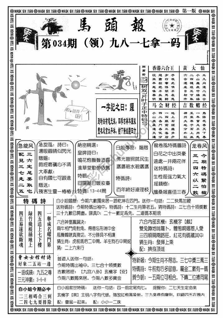马头报