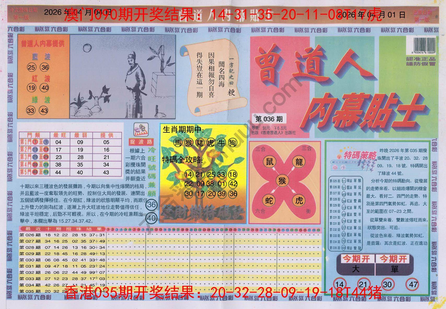 曾道人内幕贴士