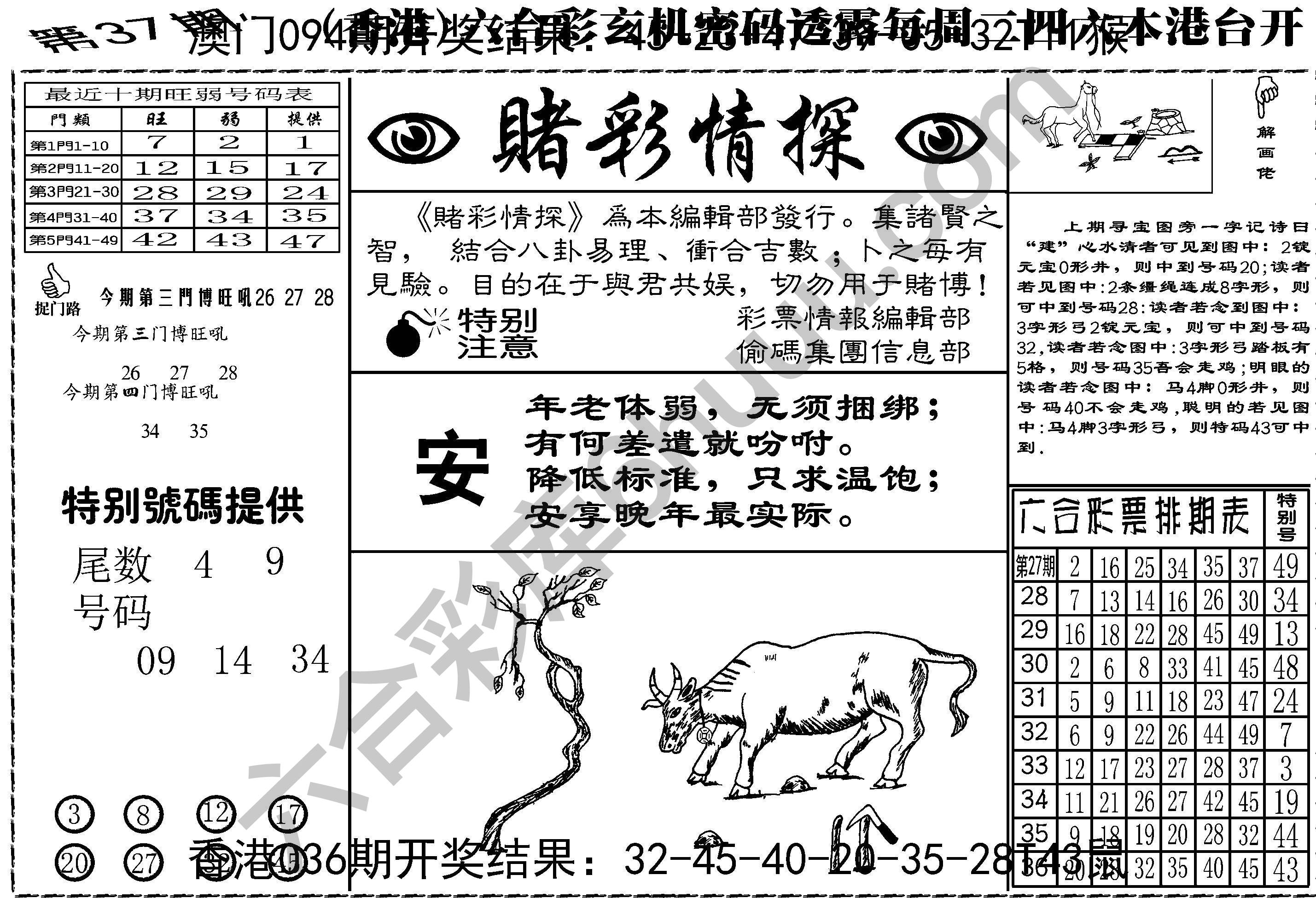 赌彩情探