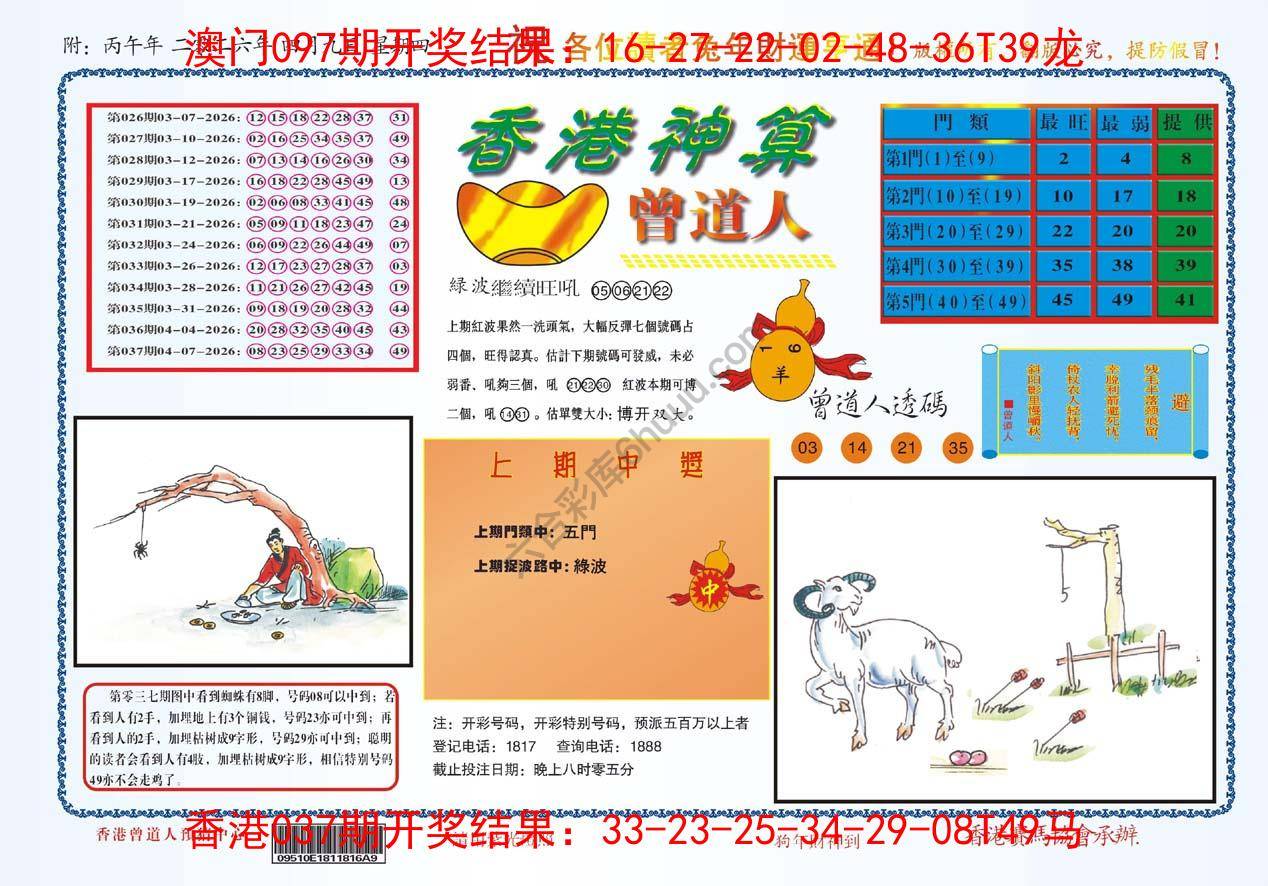 香港神算曾道人