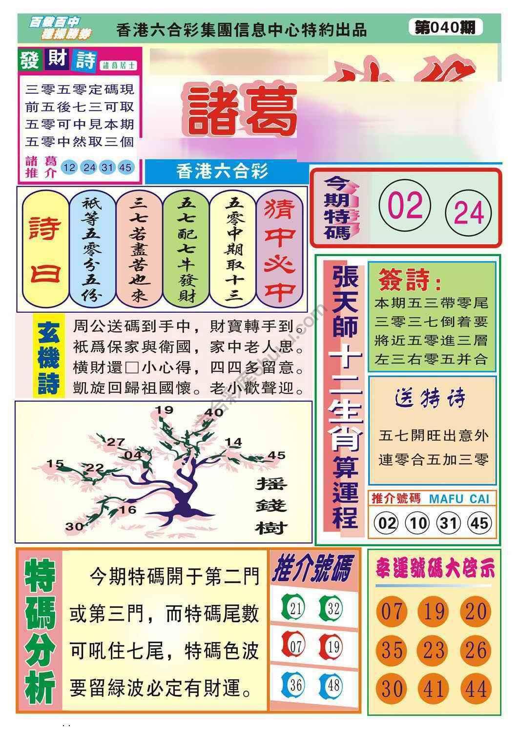 诸葛神算