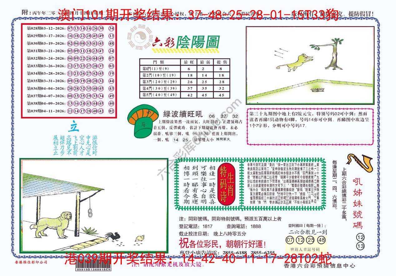 六彩阴阳图