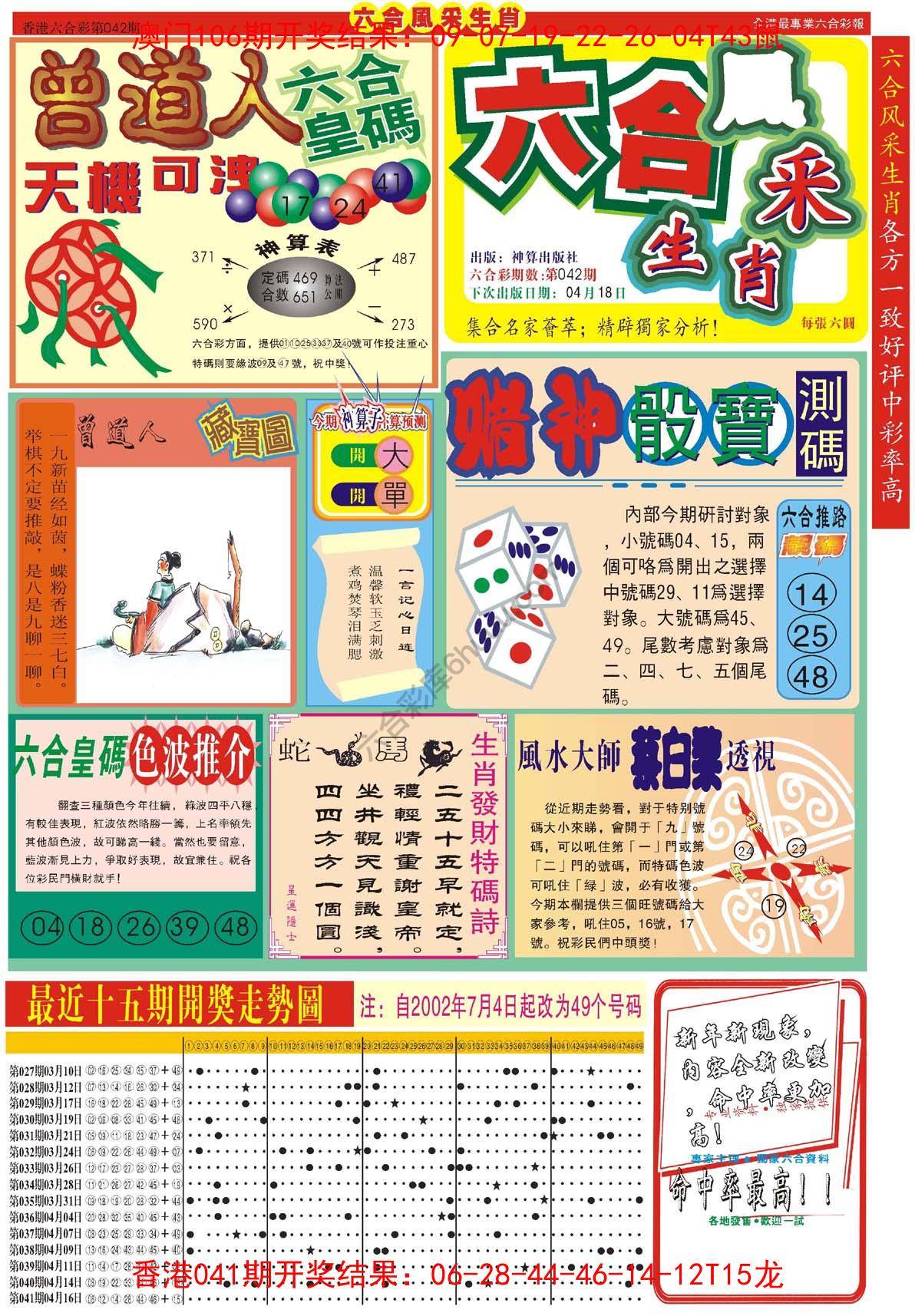 六合风采生肖
